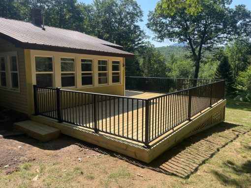 Deck, Railing, Custom Lattice